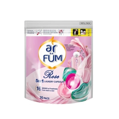 AR FUM Ar Fum 5 In 1 Laundry Cap Rose 20s