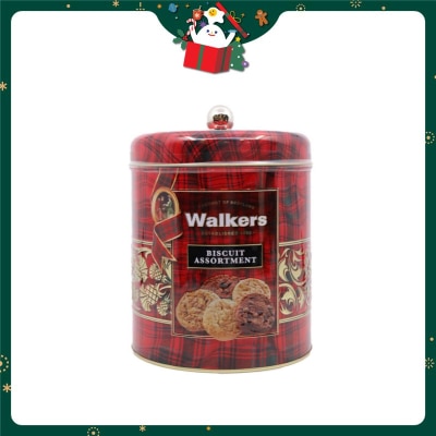 WALKERS Red Tin Assort Bread Biscuits