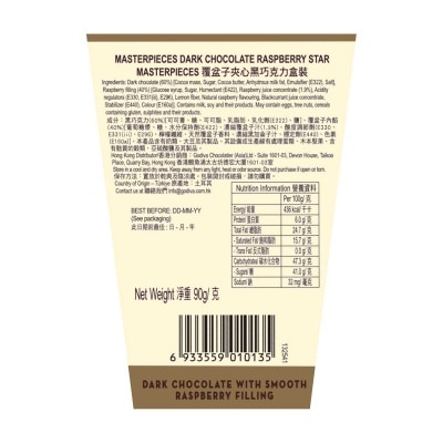 GODIVA Masterpieces Dark Choco Raspberry