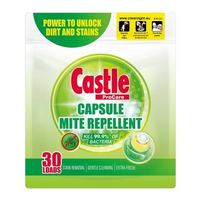 CASTLE Procare Laundry Capsule Mite Repell 30s