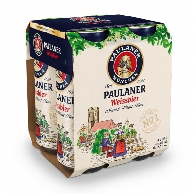 PAULANER 小麥啤酒４罐裝