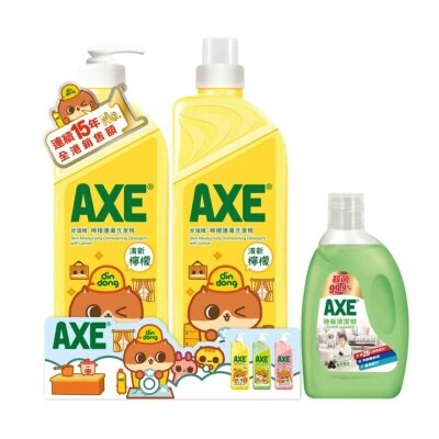 AXE Lemon Liq. Det. Pump+refill