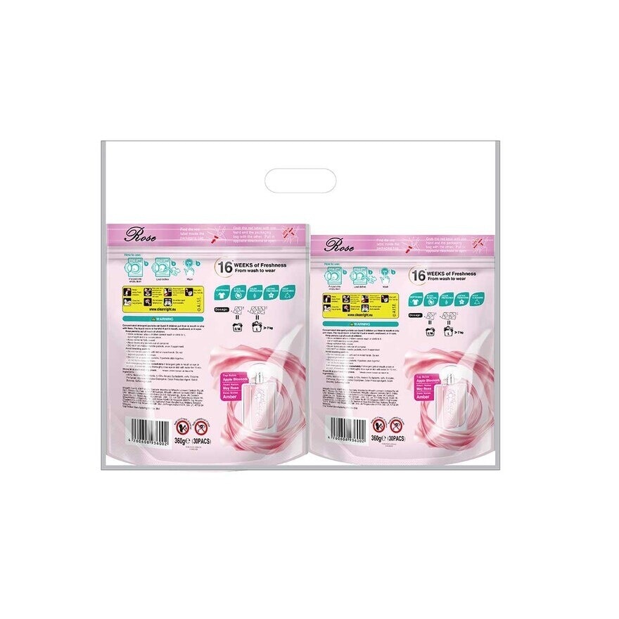 AR FUM Ar Füm 5 In 1 Laundry Capsules Rose 12g*50pcs+30pcs Refill