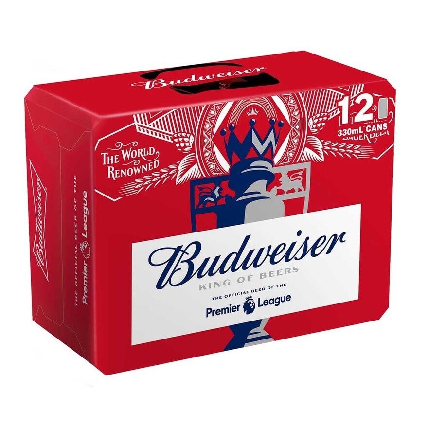 Budweiser 啤酒十二罐裝