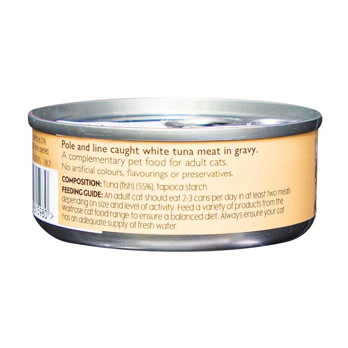 WAITROSE Cat White Tuna Meat In Gravy