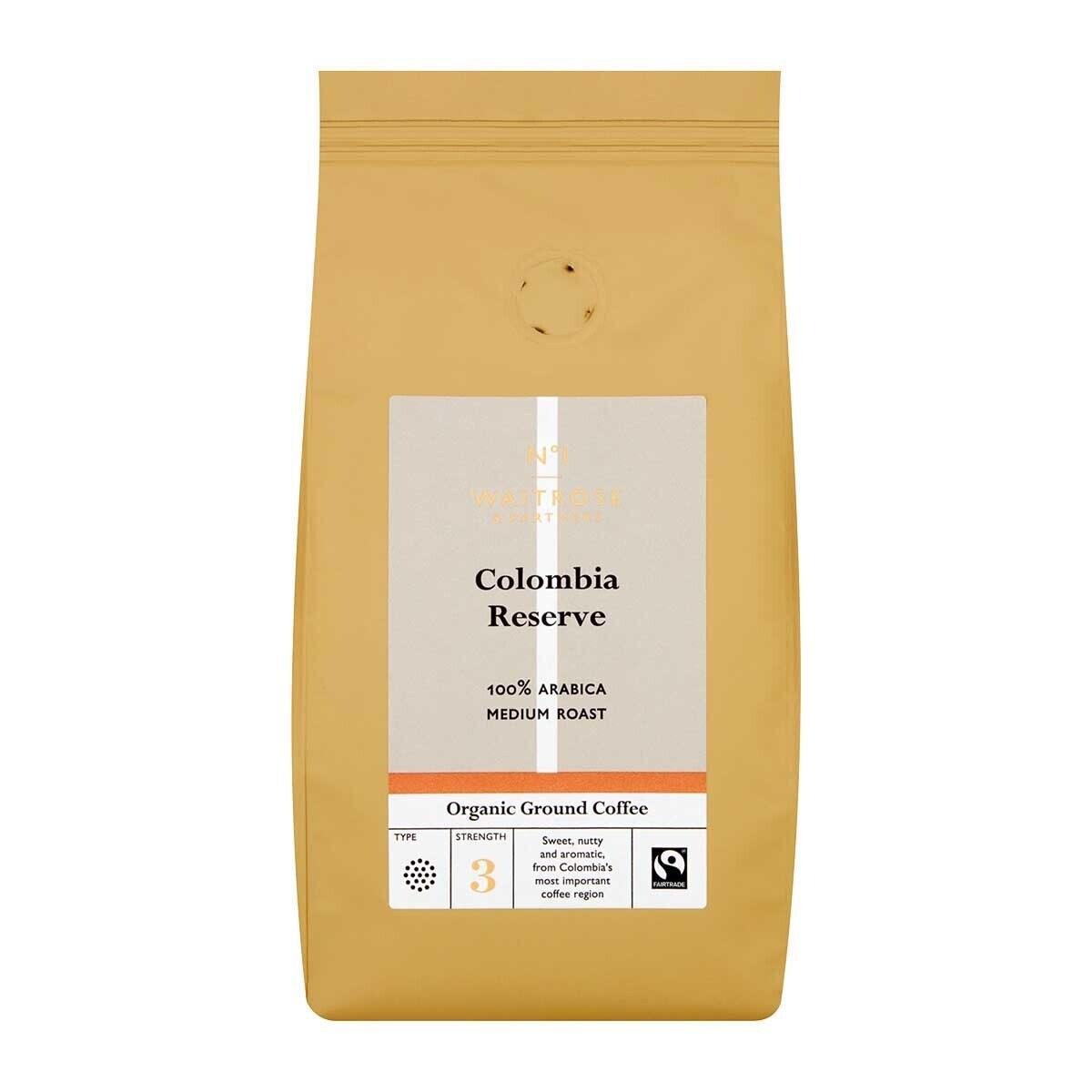 WAITROSE N1 Colombian Reserve Ground Coffee