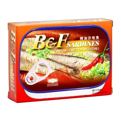 B&F Sardines In Chili Oil