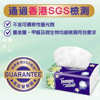 TEMPO得寶 四層水梨花味袋裝面紙 (原箱18盒)
