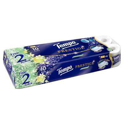 TEMPO得寶 閃鑽四層水梨花衛生紙 (10+2卷/10包裝 新舊包裝隨機發送)