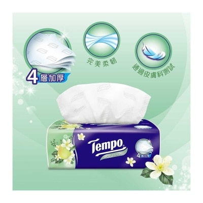 TEMPO得寶 四層水梨花味袋裝面紙4包裝