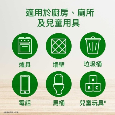 滴露 消毒濕紙巾８０片孖裝海洋送贈品(贈品隨機發送)