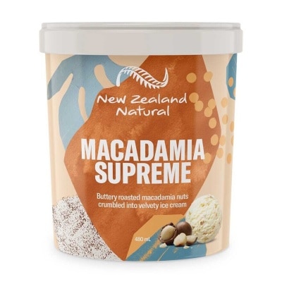 NEW ZEALAND NATURAL Macadamia Supreme Ice Cream