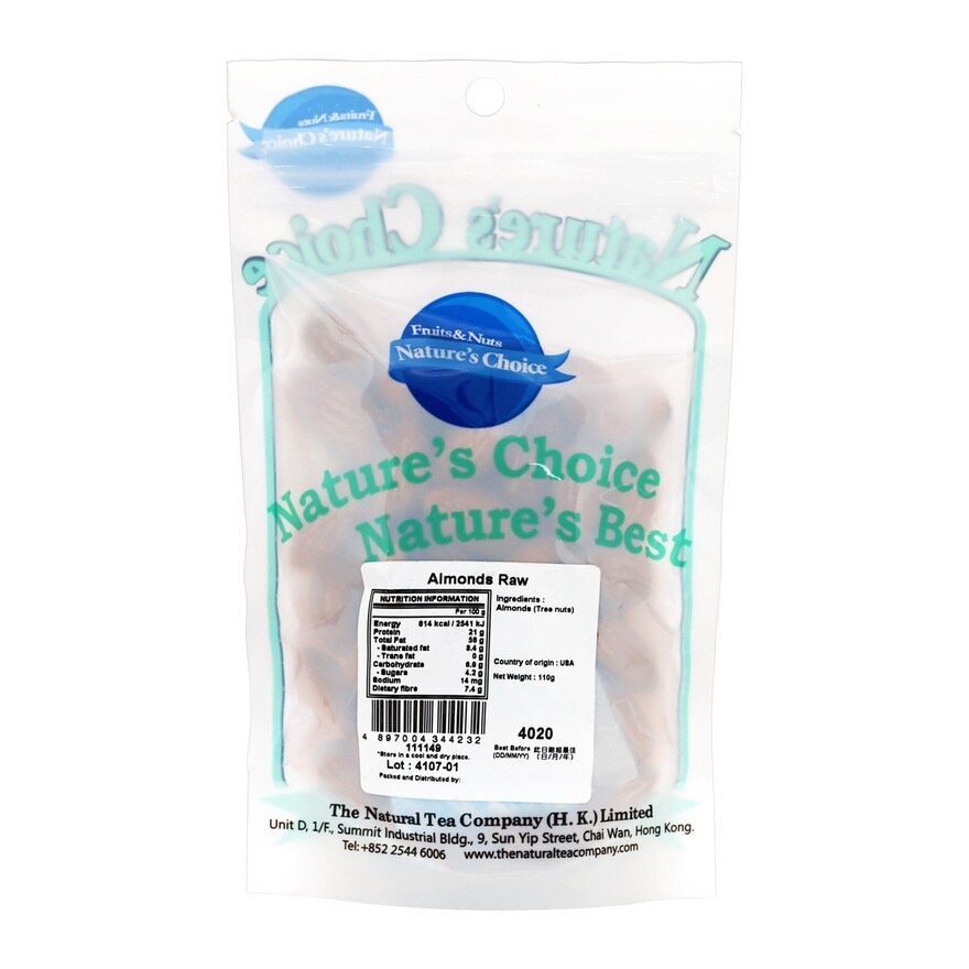 NATURE'S CHOICE Almonds Raw