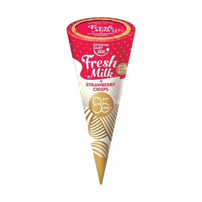 KOWLOON DAIRY Fresh Milk Cone With Straw Crisps