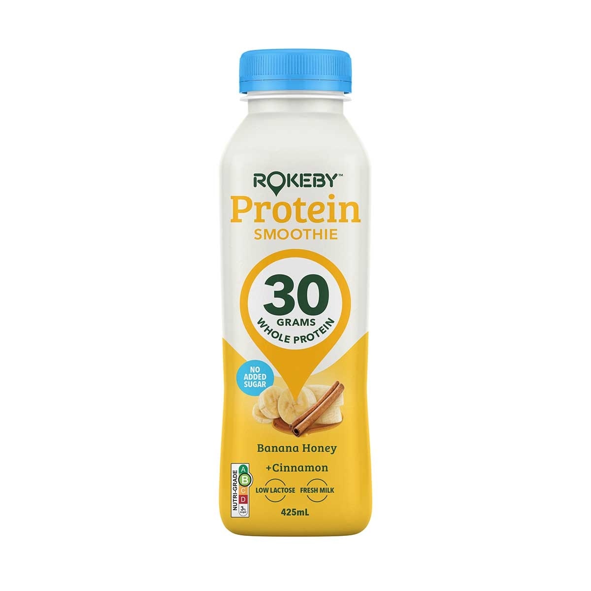ROKEBY 香蕉蜂蜜肉桂鮮高蛋白奶昔[澳洲](冷凍 0-4°c)