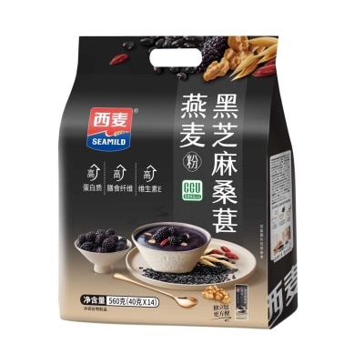 SEAMILD Black Sesame Mulberry Oatmeal