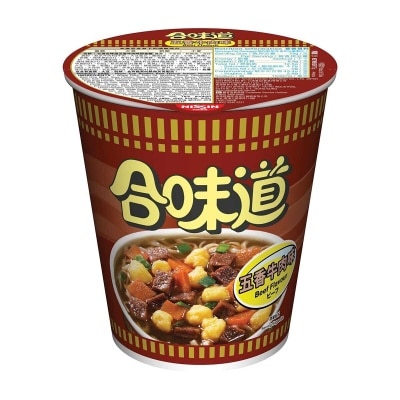 日清 合味道杯麵-五香牛肉味