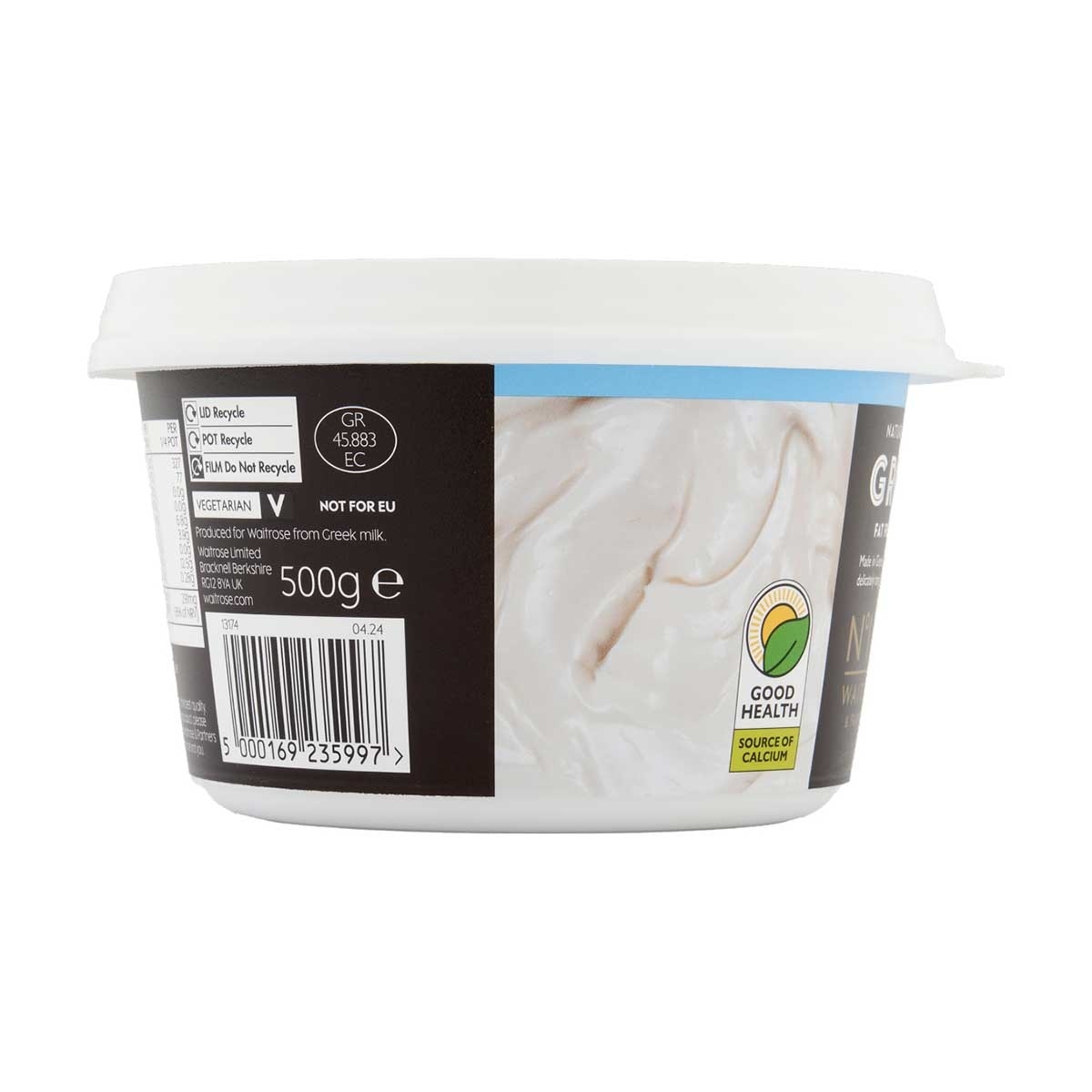 WAITROSE N1 脫脂希臘乳酪[希臘](冷凍 0-4°c)