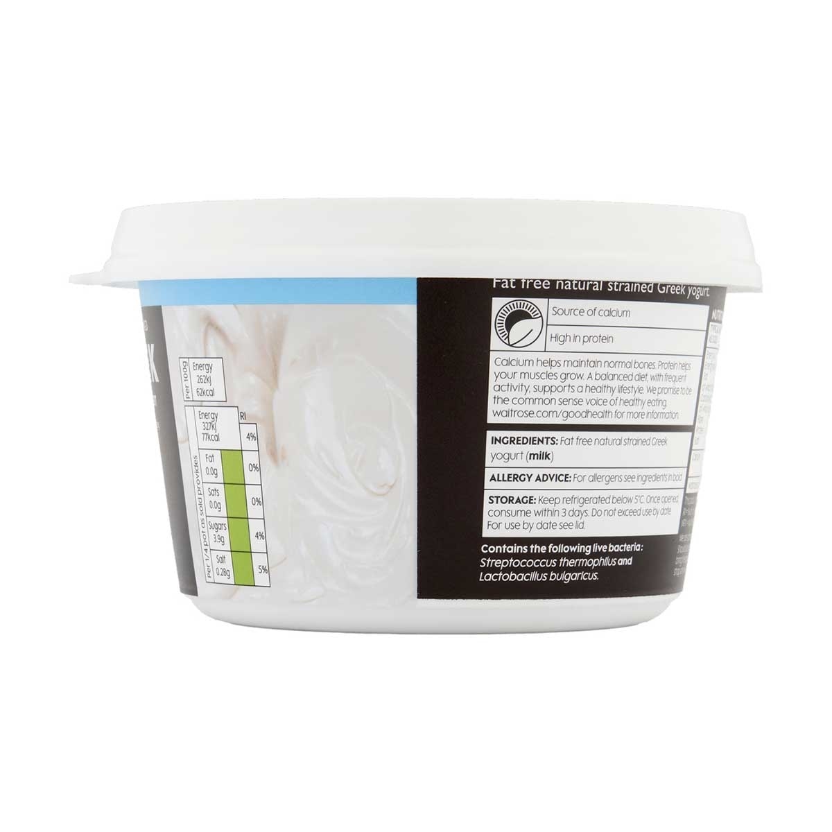 WAITROSE N1 脫脂希臘乳酪[希臘](冷凍 0-4°c)