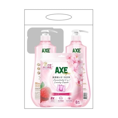 AXE PLUS 三重功效洗潔精（桃味）優惠裝