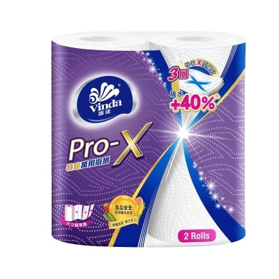 VINDA Pro-x 3ply Kitchen Towel 2 Rolls