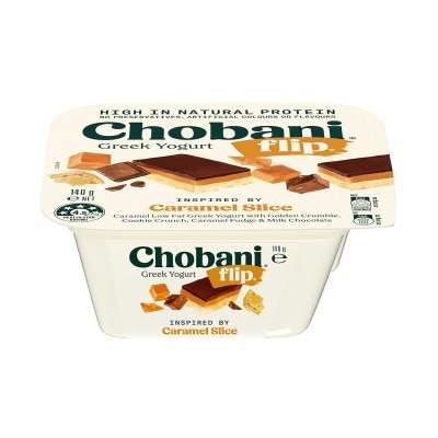 CHOBANI Caramel Greek Yogurt Flip W Crunch [ Australia](chilled 0-4°c)