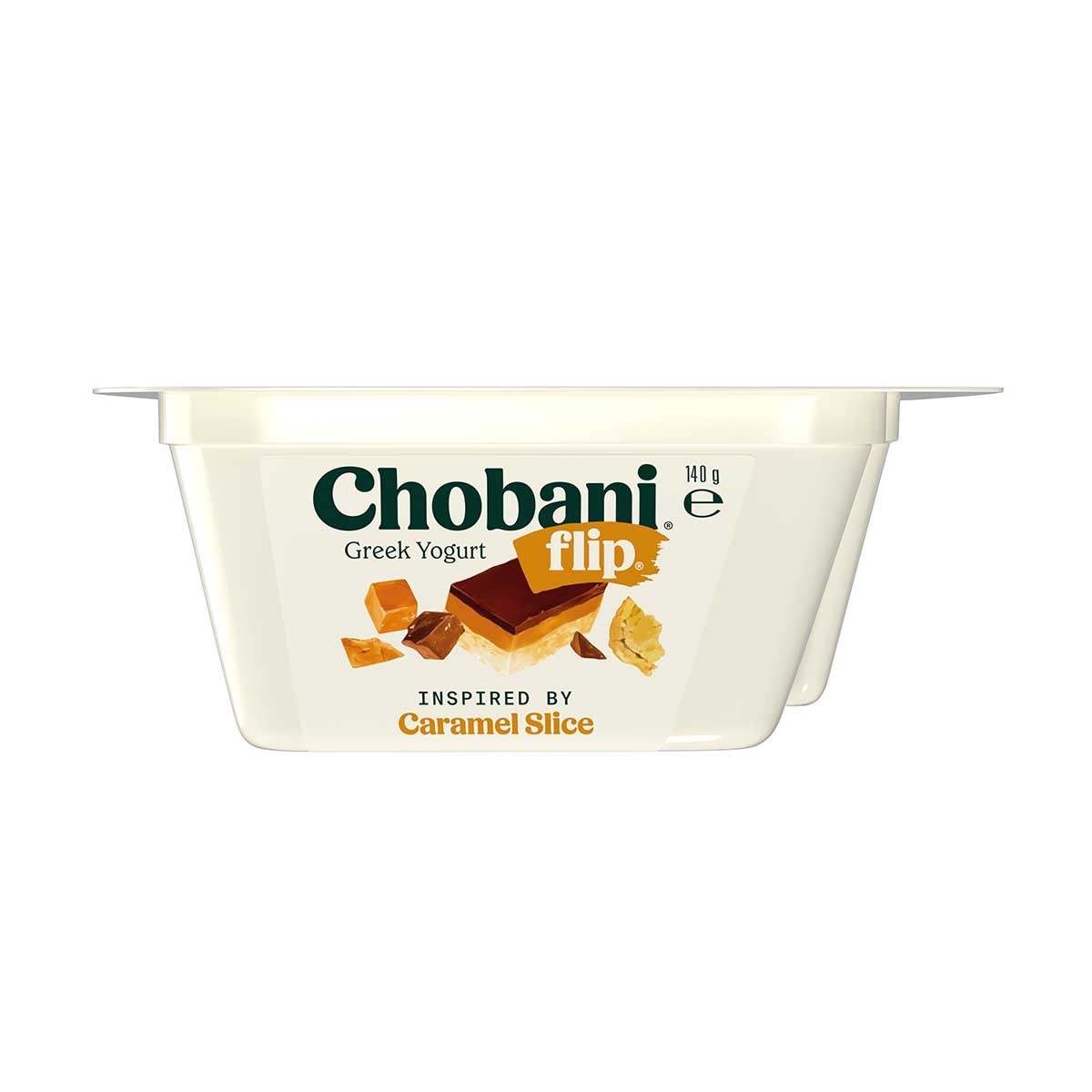 CHOBANI Caramel Greek Yogurt Flip W Crunch [ Australia](chilled 0-4°c)