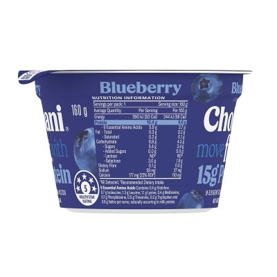 CHOBANI Blueberry Greek Yogurt [ Australia](chilled 0-4°c)