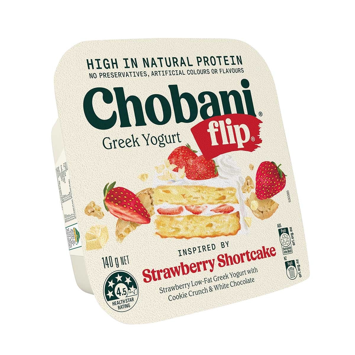 CHOBANI Straw Greek Yogurt Flip With Crunch [ Australia](chilled 0-4°c)