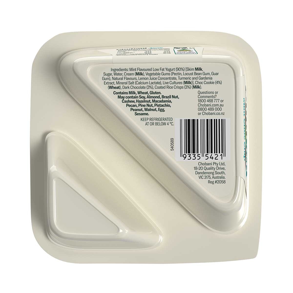 CHOBANI Mint Greek Yogurt Flip W Chocochip [ Australia](chilled 0-4°c)