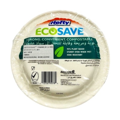 HEFTY ECO SAVE Plate - 17.1cm