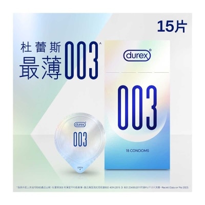 DUREX Durex 003 Condoms 15s