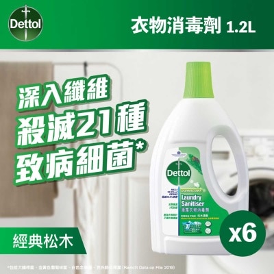 DETTOL Ls 1.2l Pine X 6 (case)