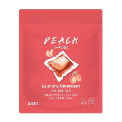 WAY WAY Laundry Detergent Capsule (peach) 32s