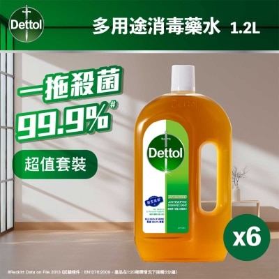 DETTOL Antiseptic Liquid X 6 (case)