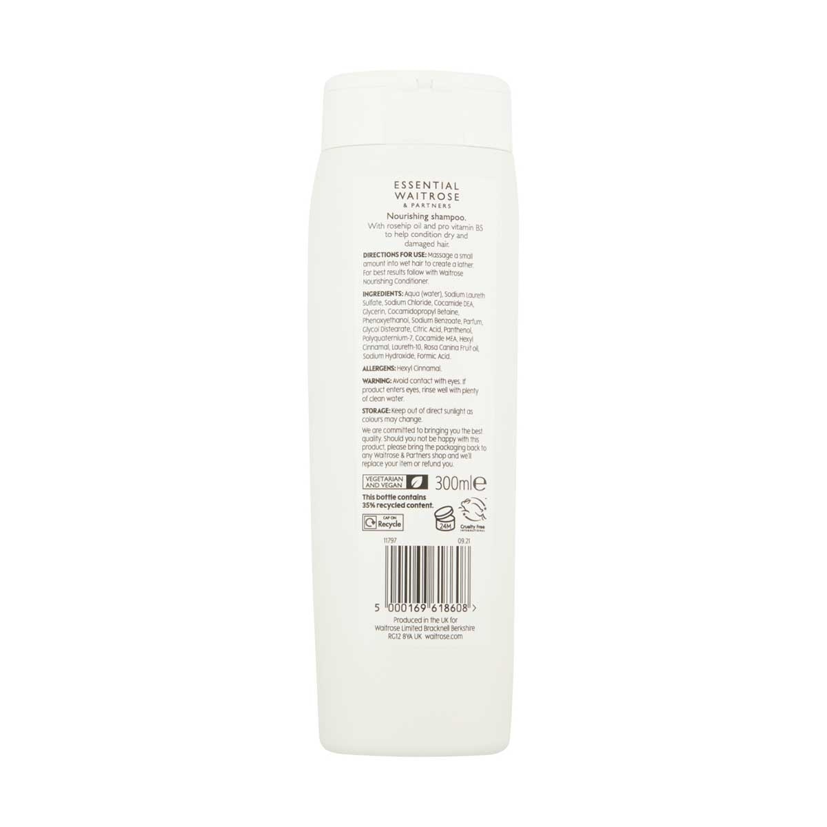 ESSENTIAL WAITROSE 滋養修護洗髮露（適合乾性及受損髮質）