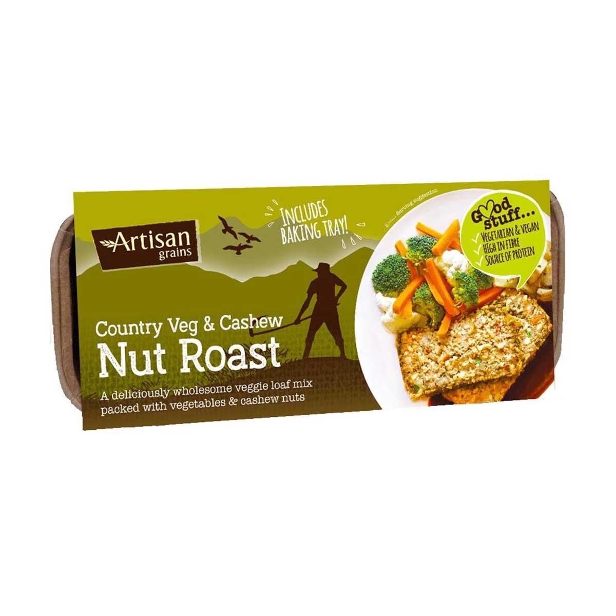 ARTISAN Country Veg & Cashew Vegan Nut Roast