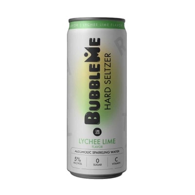 BUBBLEME Hard Seltser Lychee Lime Flavor