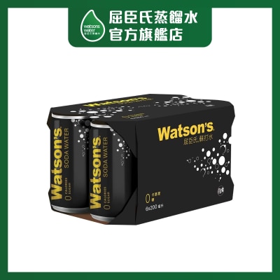 屈臣氏 蘇打水 6罐裝 image