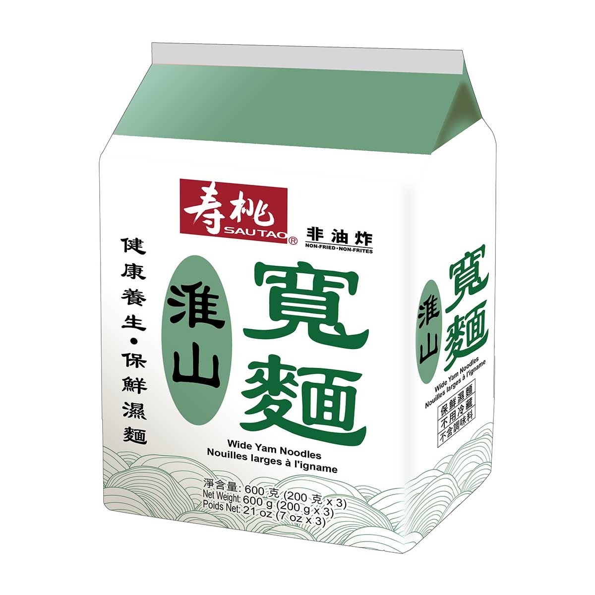 壽桃牌 淮山寬麵