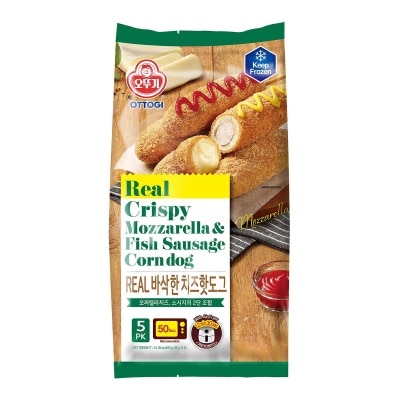不倒翁 脆皮拉絲芝士熱狗[韓國](急凍&nbsp;-18°c)