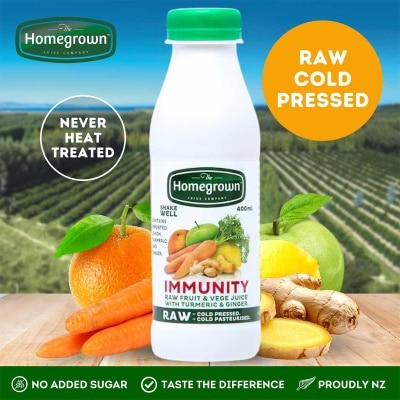HOMEGROWN - Immunity Cold Pressed F&v Juice 400ml