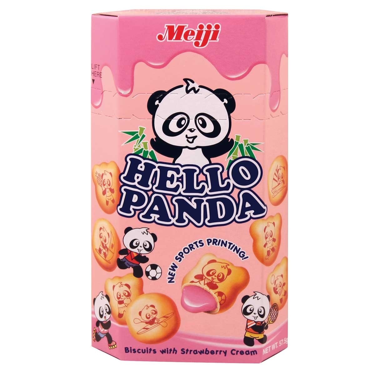 明治 熊仔士多啤梨餅