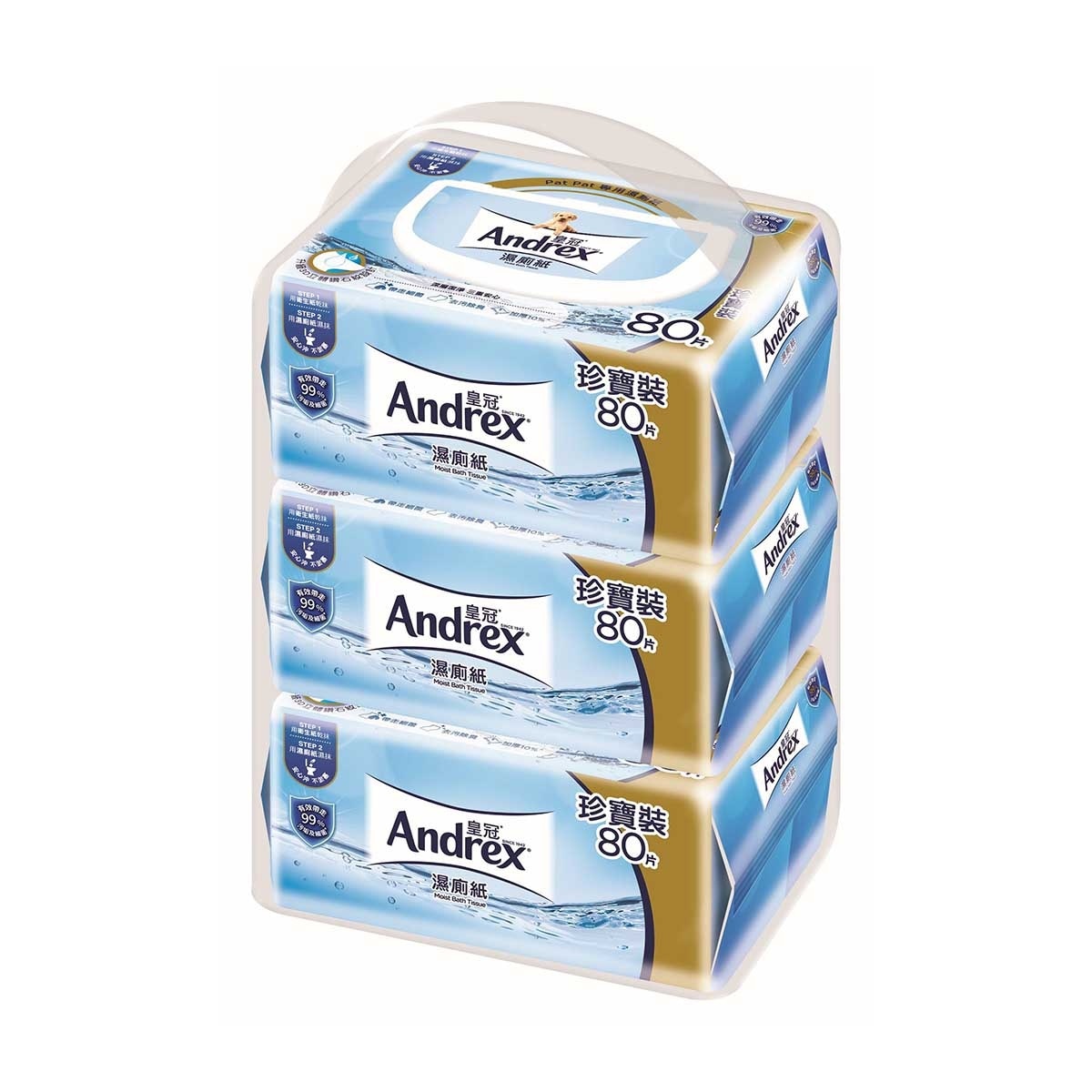 ANDREX Andrex Mbt 80sx3