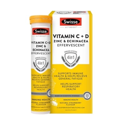 SWISSE Ultiboost Vit C+d Zinc & Ec Eff