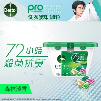 DETTOL Propod All In 1 Anti-bac Cap 18s
