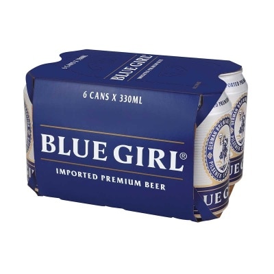 Blue Girl Beer 6's Can