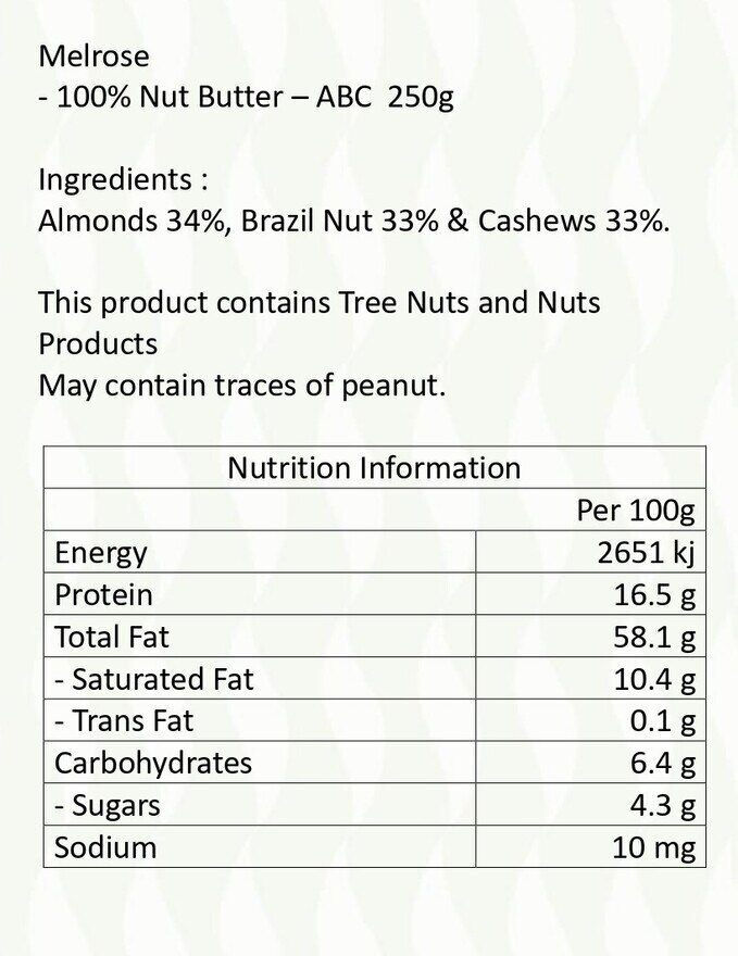 MELROSE Abc Protein Spread