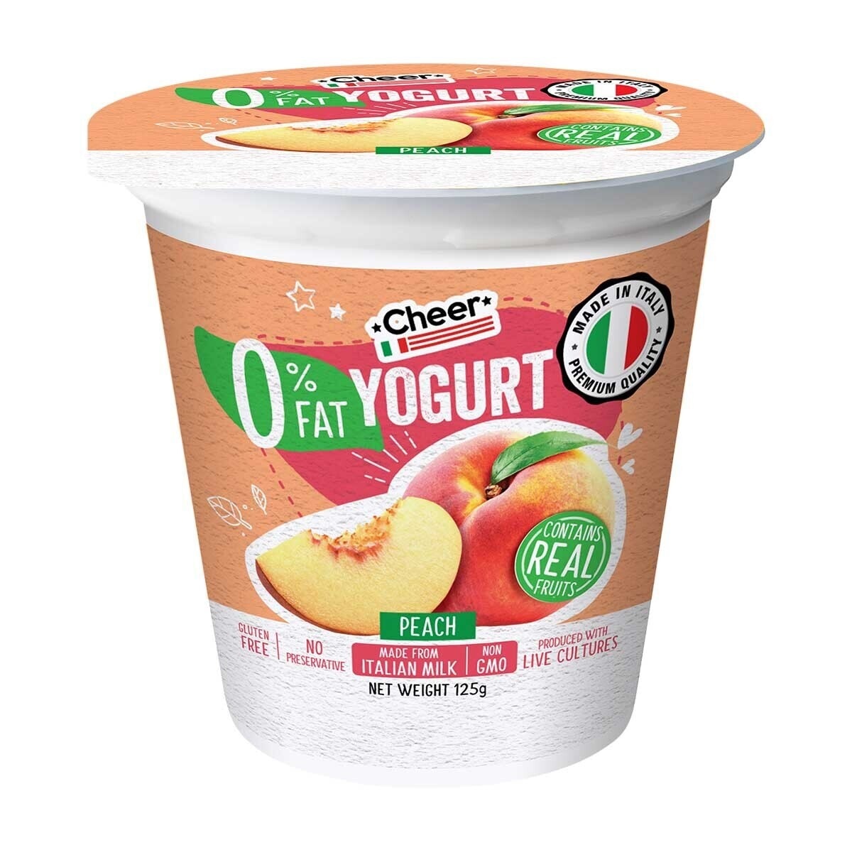 CHEER Peach Yogurt(chilled 0-4°c)