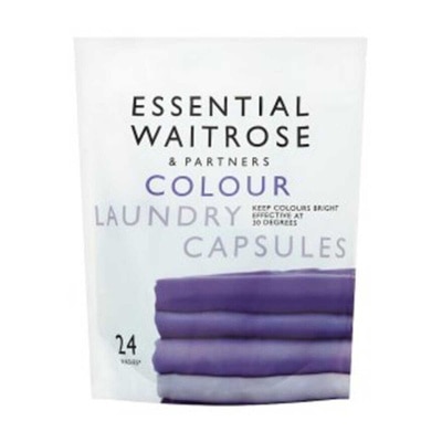 ESSENTIAL WAITROSE 護色洗衣球２４Ｗ